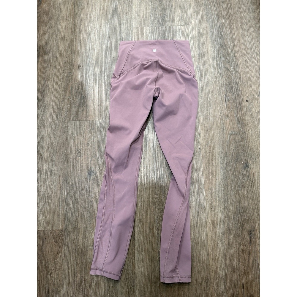 Lululemon Train Times Pant Leggings‎ 26" Figue Purple Women's size 2 LW5AMOS